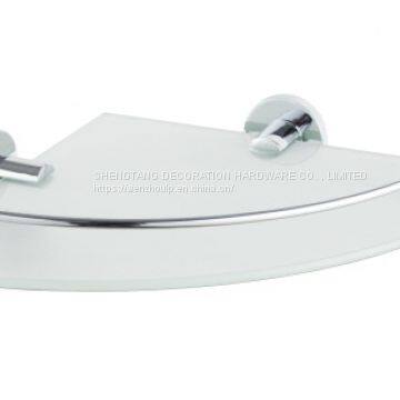 Wall Mounted Customized Single Tier Glass Shelf photo-3