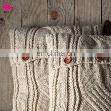 Newest Trend Competitive Price Stylistic Cable Knit Pillow/Cushion Cover in Various Solid Colors photo-3