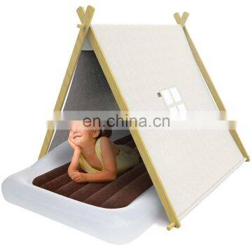 Foldable Teepee Play Tent Indoor & Outdoor Kids Play House Durable Washable 100% Canvas Tent photo-4