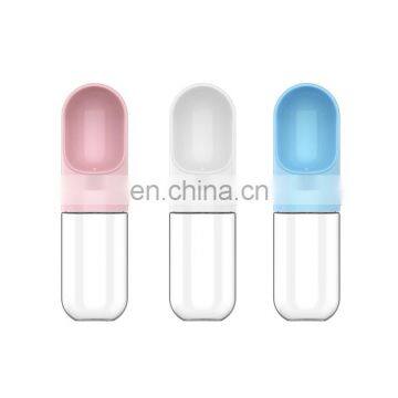 Wholesale Capsule Style 400ml ABS Portable Dog Water Bottle Outdoor Travel Pet Dog Water Bottle photo-3