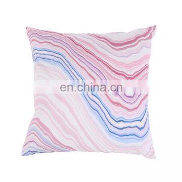 Luxury Home Indoor Soft Silky Satin Geometric Marble Texture Square Decorative Throw Pillow Cases Cushion Cover photo-2