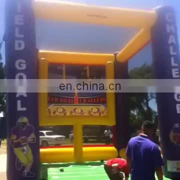 china commercial cheap price inflatable field goal challenge kick for sale