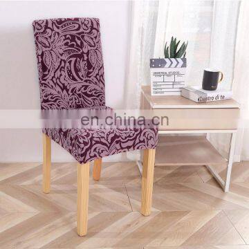 High Quality Floral Printed Polyester And Spandex High Stretch Elastic Chair Covers For Dinning Room photo-4