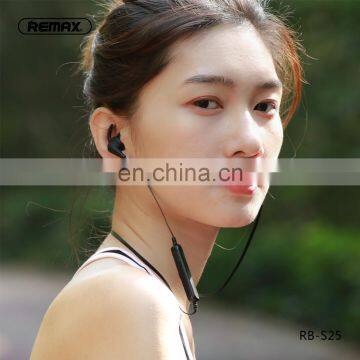 Remax RB-S25 Competitive Price Noise Cancelling Wireless Neckband Earphones Sport