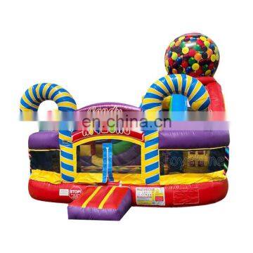 Candyland Inflatable Bouncer Kids Zone Jumping Castle Playground For Sale