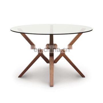 tempered glass top dining table glass top