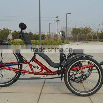 Wholesale Sing People Three Wheel Recumbent Trike