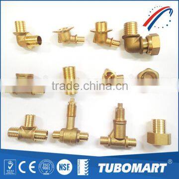 Best sale USED for Floor heating Spanish style brass sliding fitting for pex pipe