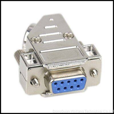 D-Sub 9 Way/Pin backshells  vga connector housing 9 pin 15 pin vga adapter