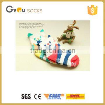 Hot selling in Japan colorful stripes baby socks,anti-slip high quality Wholesale Newborn socks