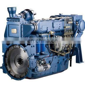 water cooled  weichai 6 cylinder 300hp marine engine WD10C300-21