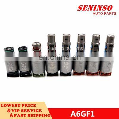 8PCS/SET Genuine Automatic Transmission Solenoid OEM A6GF1 46313-3B030 For Hyundai For Kia Trans Solenoid Original Used