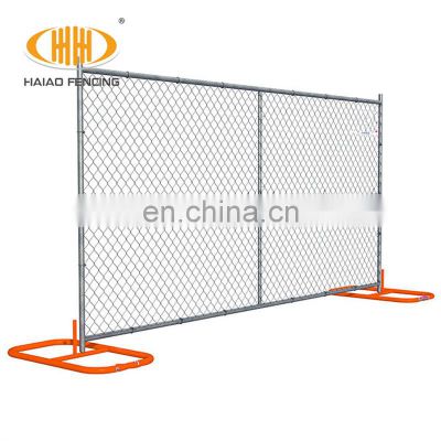 Galvanized  temporary fence chain link temporary fence