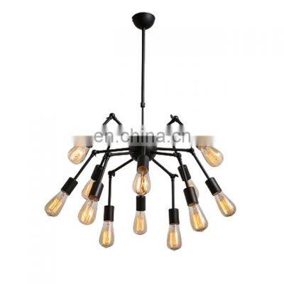 Pendant Light12 15 18 20 Heads Iron Foldable Spider Decorative Hanging Light Chandeliers