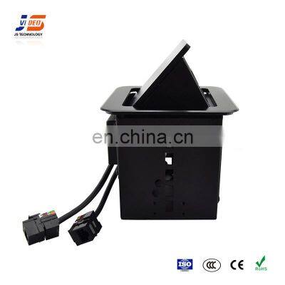 Video Conference Meeting Table With Cable Pop up Multimedia Socket Box photo-4