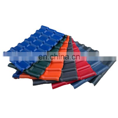 Cheap teja de pvc roof tile/fire proof water proof UPVC plastic roof sheet for factory house/Colombia pvc corrugated roof tile