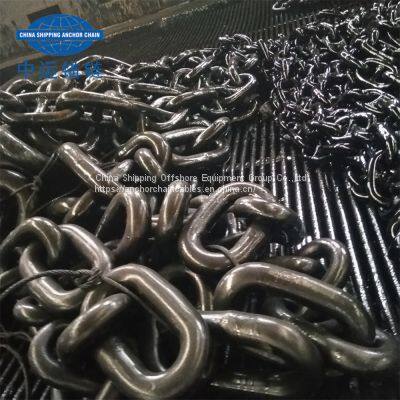 66mm marine studlink anchor chain studless anchor chain factory