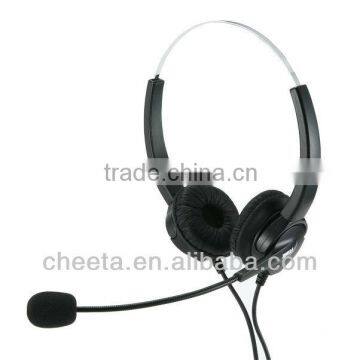 Strenchable Headbounded Ear Phones With Microphone