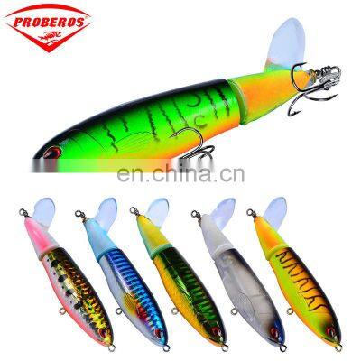 Propeller tractor hard bait15G 11CMLure Floating pencil lure bait Cross-border fishing tackle