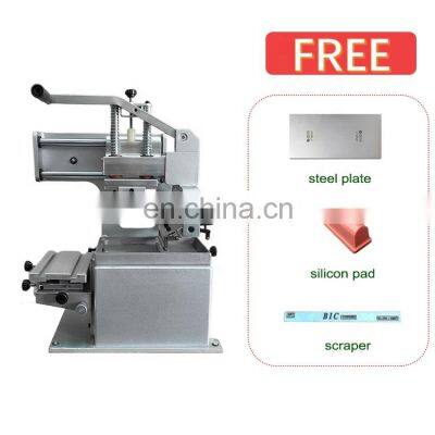 Mini small manual desktop ink tray pad printer printing machine