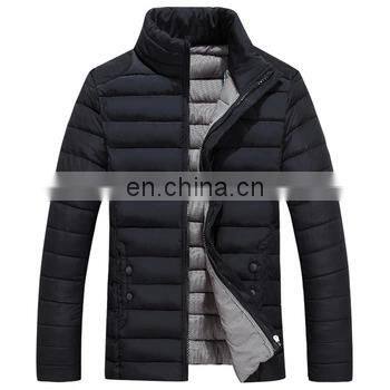 Wholesale New Warm Men's Black Foam Jacket Men's Zipper Warm Air Cotton Clothing photo-4