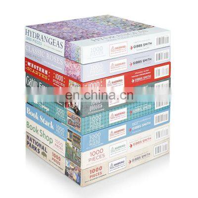 china supplier toys 1000 pieces jigsaw puzzles cardboard puzzle