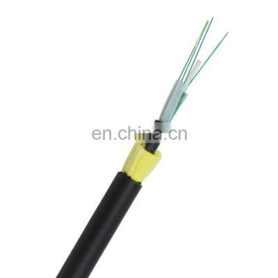 Hunan GL precio mallas preformadas adss fiber optic cable drop flat 4 cores 6 fiber optic cable