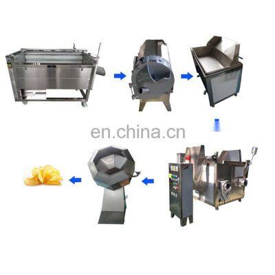 Potato Chips Seasoning Processing of Potato Chips Production Line Snack Food Factory Vegetable Processing Plant Flour Mill Water