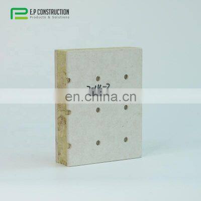 E.P New Building Material Waterproof Fireproof Fire Rated Roof Boards Insulation Decorative Rock Wool Sandwich Panels photo-5