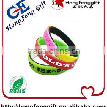 Promotion fashion Silicone Wristband for cheap sale