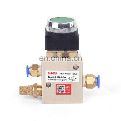 SNS JM Series High Quality Air Pneumatic Hand Switch Control Mechanical Valves photo-4