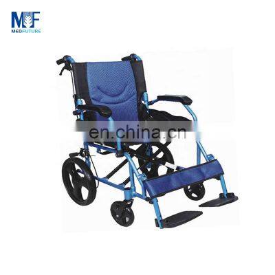 Medfuture traveling wheelchair manual manual battery pvc carbon wheelchair for sale