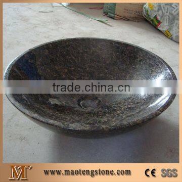 China Black Granite Bathroom Wash Sinks, Stone Rectangle Wash Basins, Vessel Sink, Shanxi Black Granite Wash Basins