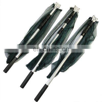 1.5M Landing Net Rubber Handle Aluminium Alloy Pole Telescopic Aluminum Fishing Net photo-5