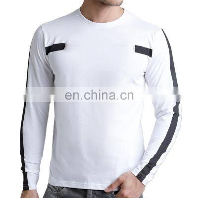 Fashion Custom Long Sleeves T Shirt Men High Quality  Made Of 100% Cotton Cheap Wholesale