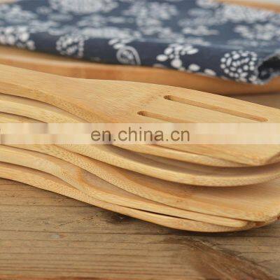 Eco Friendly Multi-purpose Premium Kitchen Set Of Bamboo Spatulas And Spoons photo-4