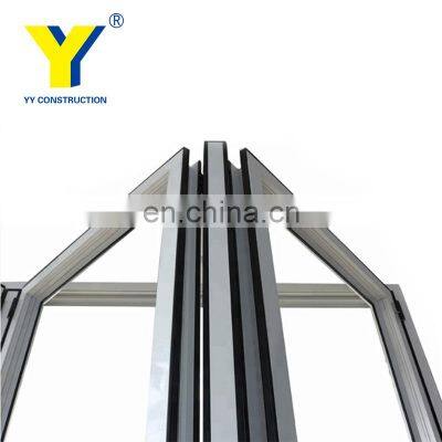 Bulk Order Good Price Exterior bi Folding Door for Patio Aluminum Glass Folding Door