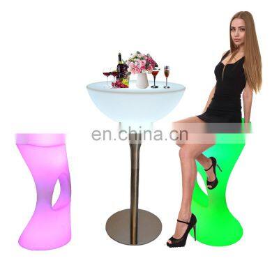 led chair /Waterproof Modern Home Bar Event Table and Chairs Rgb Light Up Bar Stool Chair Sofa Set Furniture