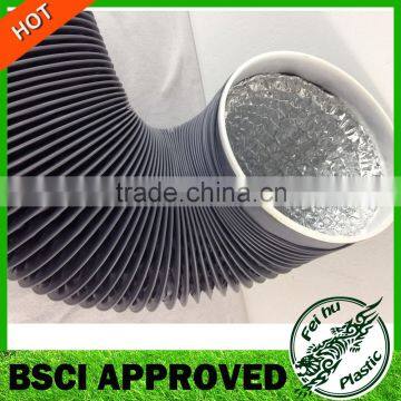 Quality premium aluminum foil flexible hose air conditioner ducting corrugated pipe for ventilation