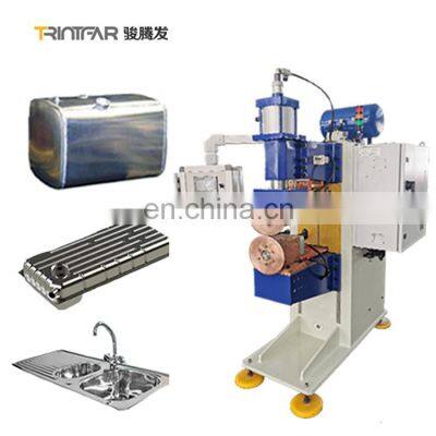 AC resistance vertical rolling seam welding machine welders for dustbin