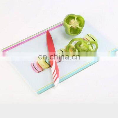 Personalized Decorative Professional Wholesale Custom Round Cheese Multifunctional Kitchen Glass Cutting Board