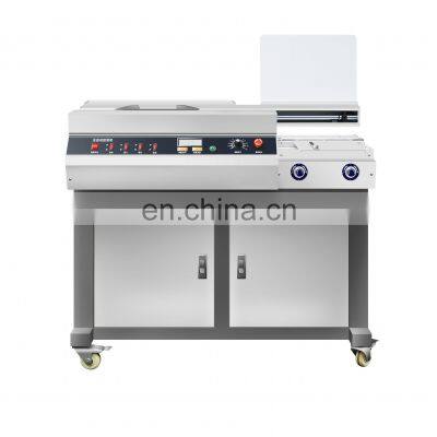 SPB-55HA4 Low Price 280 Books/Hour A4 Manual Glue Exercise Book Binding Machine