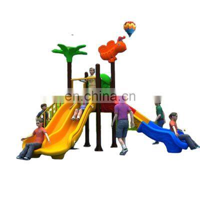 Kids Slides Outdoor Plastic Playground Equipment Swing and Slide Set photo-2