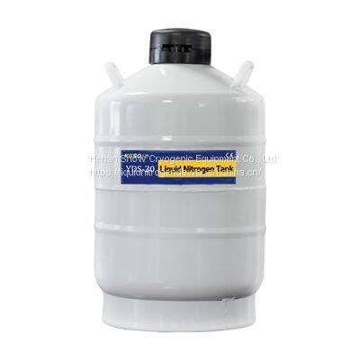 20L Portable Ice Cream Liquid Nitrogen Dewar Container