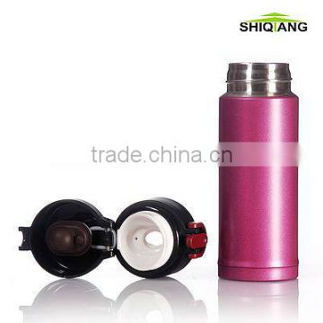 350ml hot selling smart straignt vacuum thermos with bounce lid BL-8067S