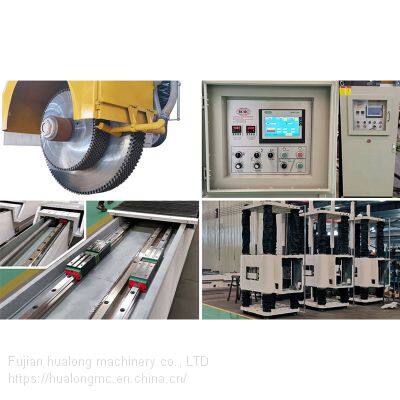 Hualong Machinery CE Automatic High Speed Multi Blade for Quarry Stone Block Cutting Machine for Granite, Marble, Quartz, Porcelain in South Africa/Algeria photo-2