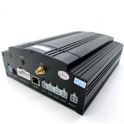 4 CH 1080P 3G 4G Mobile DVR HDD WiFi With Real - Time Recording Mobile Vehicle DVR