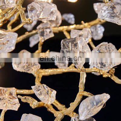 Luxury Golden Chandelier Home Decoration Ceiling Light Large Tree Branch Chandelier