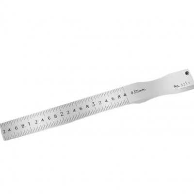 Stainless steel feeler gap gauge for railway measurement