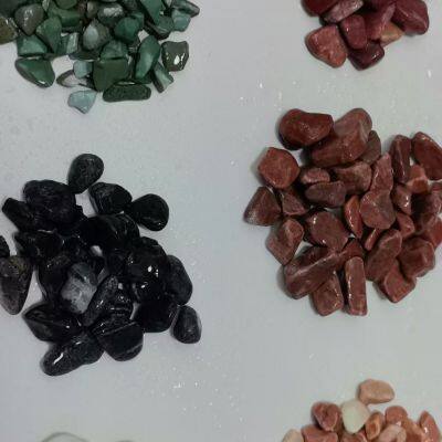 Wholesale Decoration Snow White Pebble Stone Clay White Coloured Pebbles White Pebbles Polished Stones